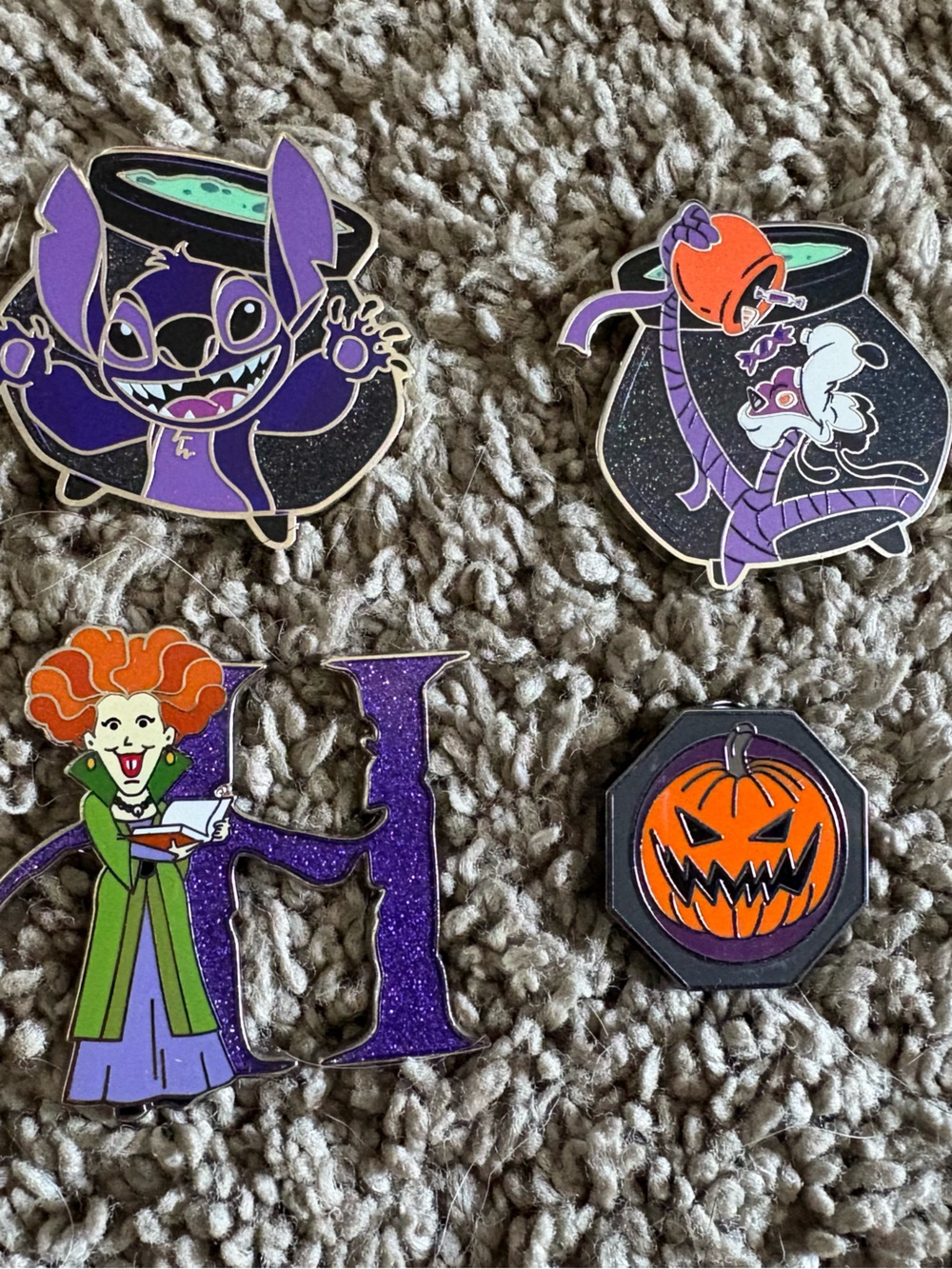 Disney Halloween Character mystery pins 2025